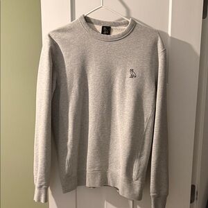 OVO Light Gray Crewneck Sweater